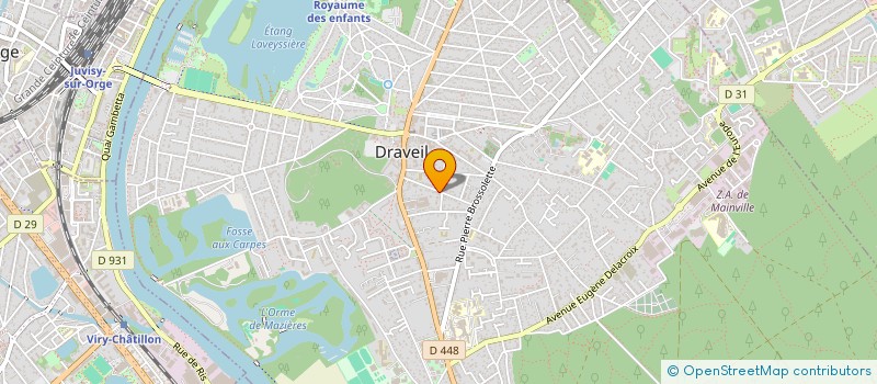 localisation de l'entreprise TGALOPIN HOLDING à DRAVEIL
