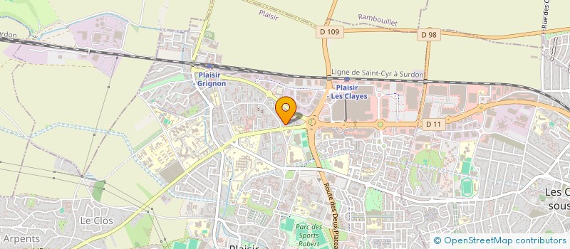 localisation de l'entreprise TGB CHALLENGE  PLAISIR