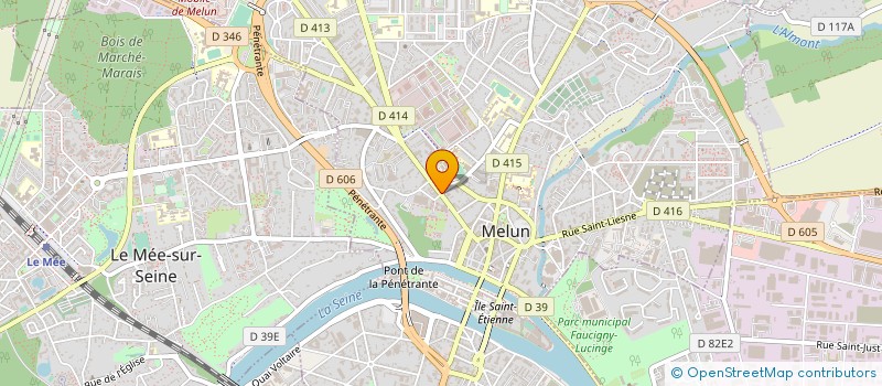 localisation de l'entreprise TGB IDF à MELUN