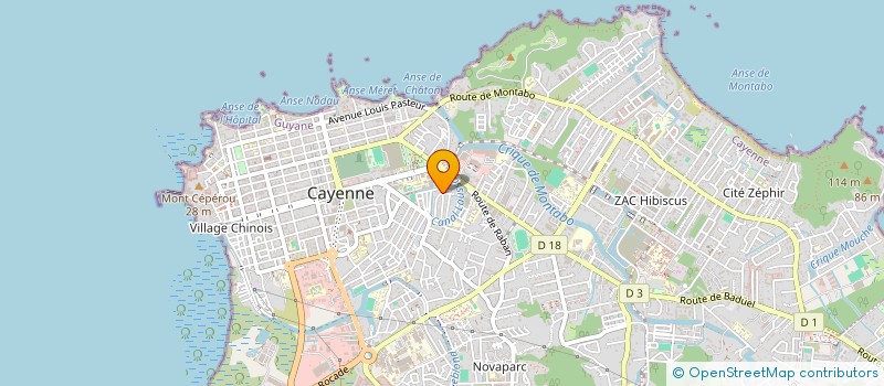 localisation de l'entreprise TGBS MULTI-SERVICES  CAYENNE