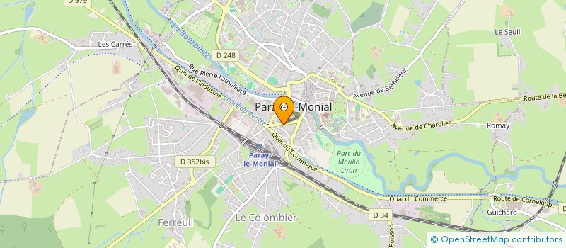 localisation de l'entreprise TGBT INVEST  PARAY-LE-MONIAL