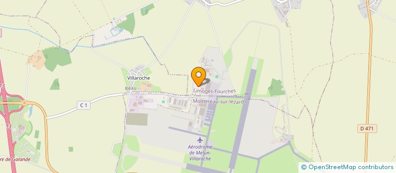 localisation de l'entreprise TGC  LIMOGES-FOURCHES