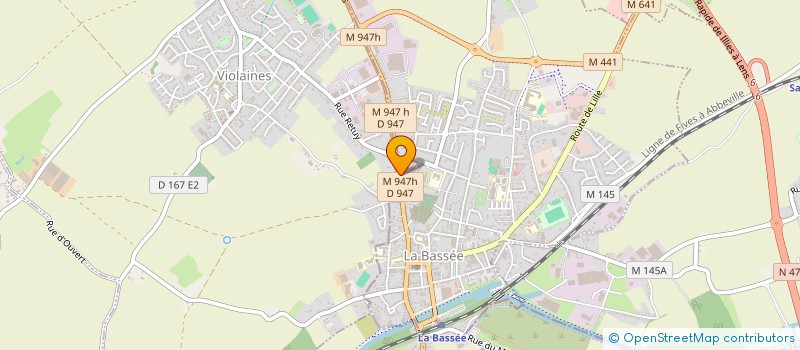 localisation de l'entreprise TGCM CREATION  LA BASSEE