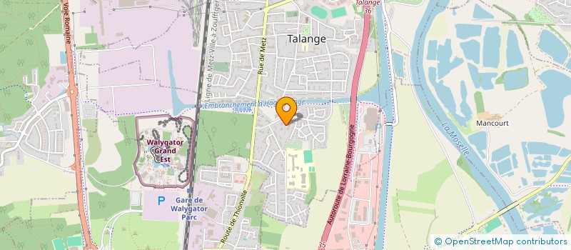 localisation de l'entreprise TGD à TALANGE