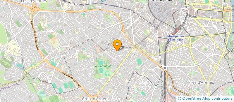 localisation de l'entreprise TGD TRANSPORTS GERARD DUGUA à MONTPELLIER