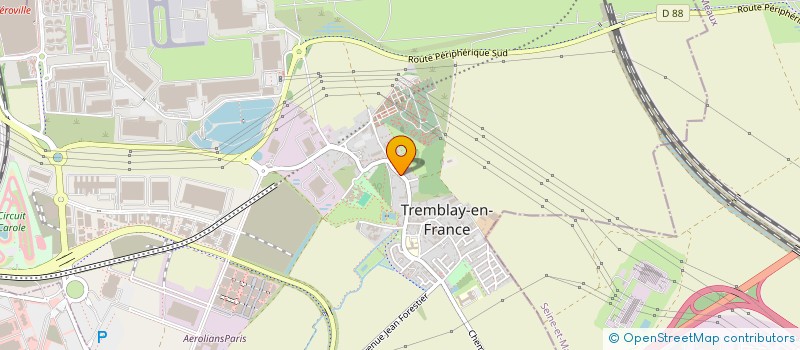 localisation de l'entreprise TGE à TREMBLAY-EN-FRANCE