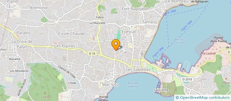 localisation de l'entreprise TGE.DEM.TRANS à LA SEYNE-SUR-MER