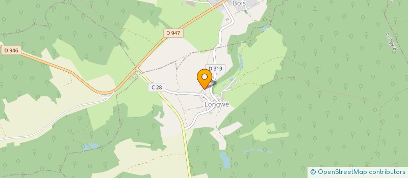 localisation de l'entreprise TGE - LD MAISON BOIS  LONGWE