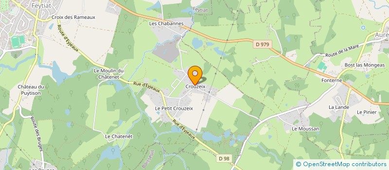localisation de l'entreprise TGEC à FEYTIAT