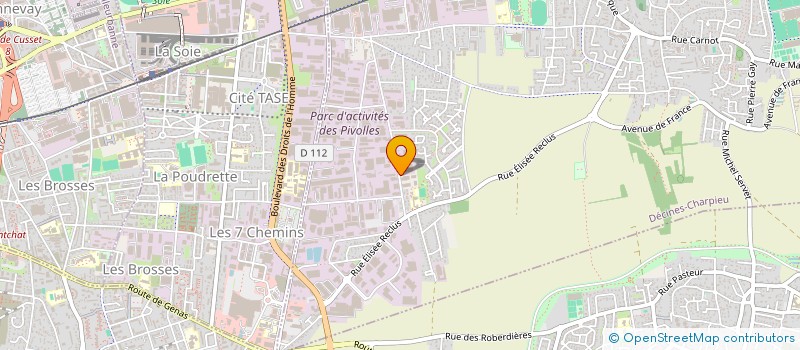 localisation de l'entreprise TGEVENT  DECINES-CHARPIEU