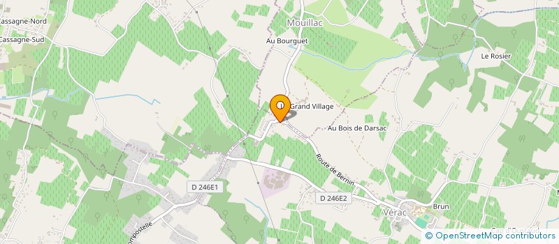 localisation de l'entreprise TGF 12  VERAC