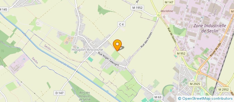 localisation de l'entreprise TGF  HOUPLIN-ANCOISNE