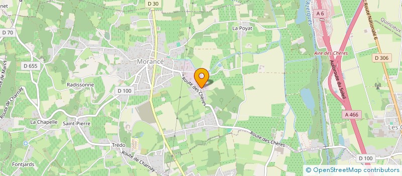 localisation de l'entreprise TGF - TECHNE GROUPE FUSION  MORANCE