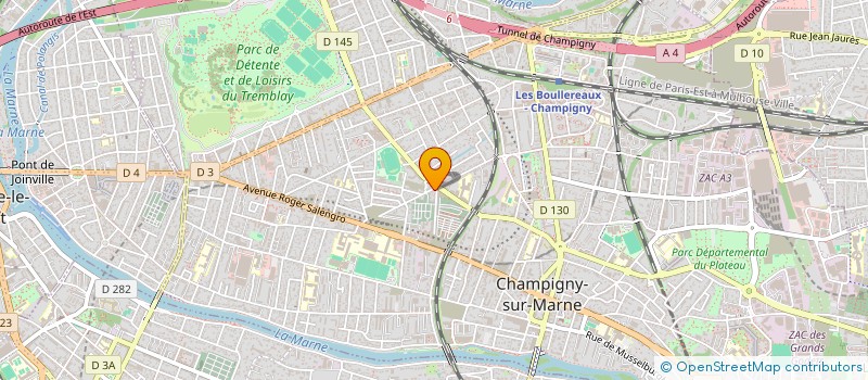 localisation de l'entreprise TGFG  CHAMPIGNY-SUR-MARNE