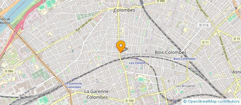 localisation de l'entreprise TGH SERVICES à COLOMBES