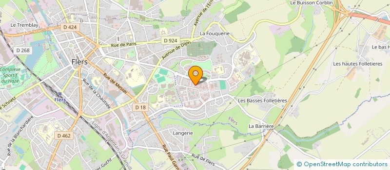 localisation de l'entreprise TGIC à FLERS