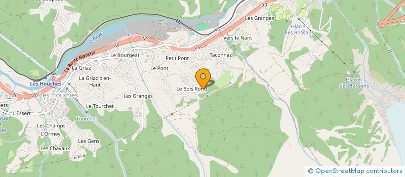 localisation de l'entreprise TGK CONSTRUCTION à LES HOUCHES