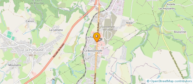 localisation de l'entreprise TGL à LUC-LA-PRIMAUBE