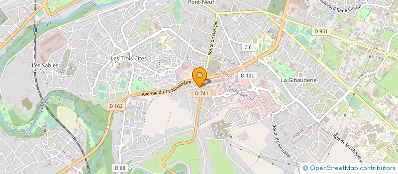 localisation de l'entreprise TGL IMMO à SAINT-BENOIT