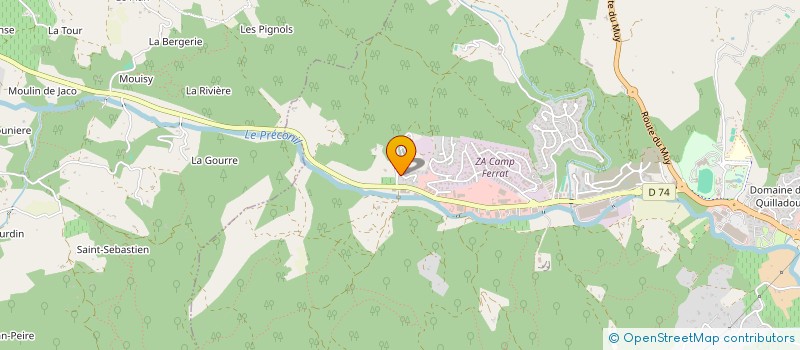 localisation de l'entreprise TGLM à SAINTE-MAXIME