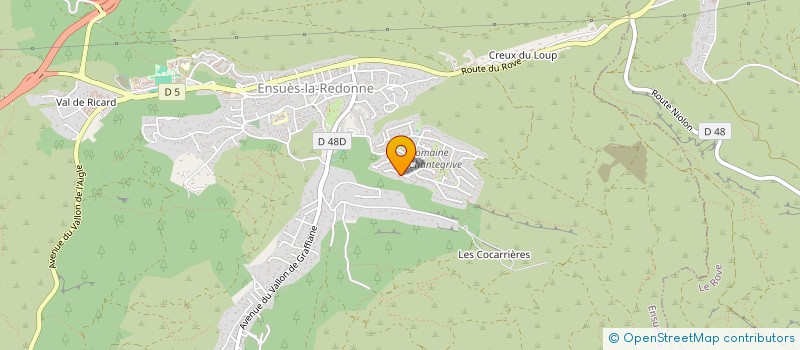 localisation de l'entreprise TGM à ENSUES-LA-REDONNE