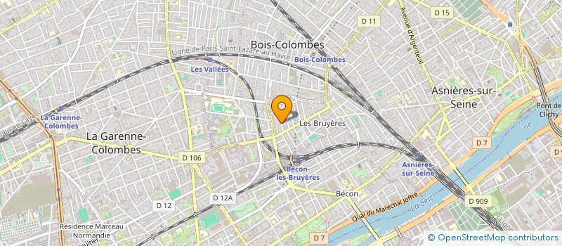 localisation de l'entreprise TGMC 46 à ASNIERES-SUR-SEINE