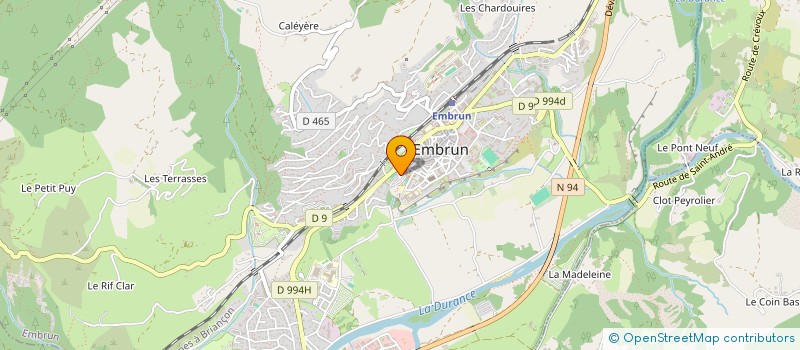 localisation de l'entreprise TGMONDIS à EMBRUN