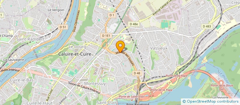 localisation de l'entreprise TGN 409 à CALUIRE-ET-CUIRE