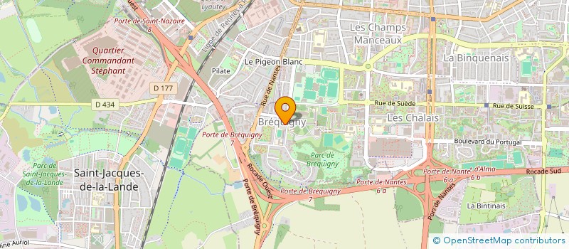 localisation de l'entreprise TGNDIS  RENNES