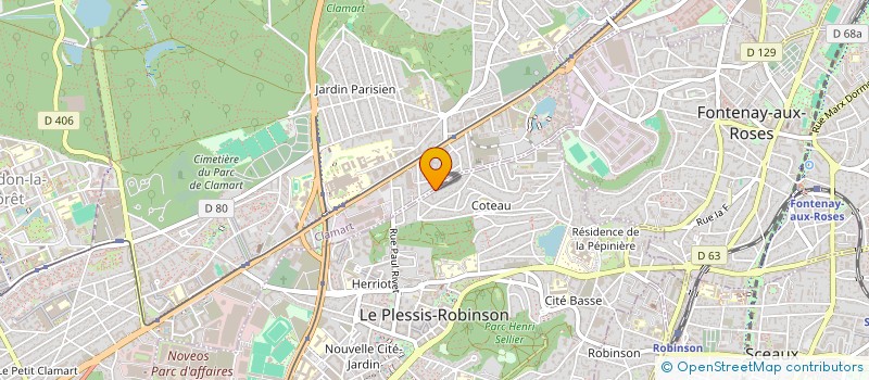 localisation de l'entreprise TGP  LE PLESSIS-ROBINSON