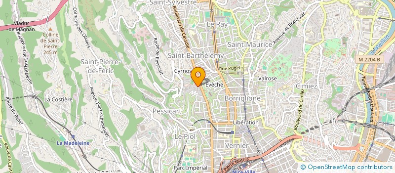 localisation de l'entreprise TGP CONSEIL à NICE