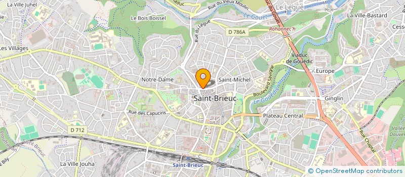 localisation de l'entreprise TGP-TEL à SAINT-BRIEUC