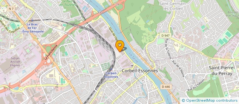 localisation de l'entreprise TGR à CORBEIL-ESSONNES