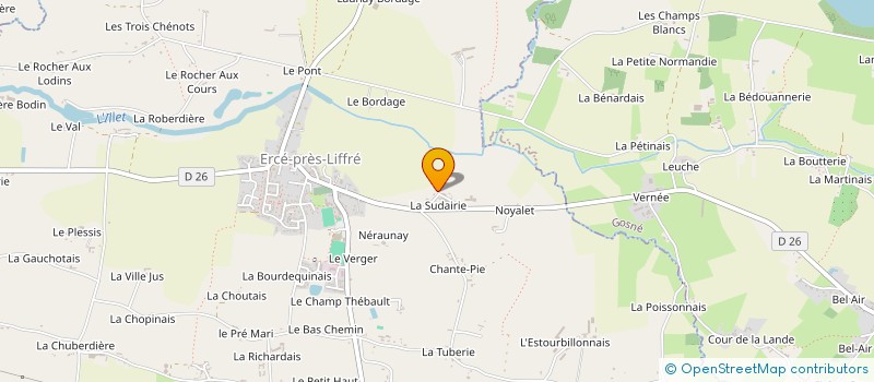 localisation de l'entreprise TGR  ERCE-PRES-LIFFRE