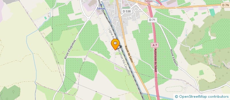 localisation de l'entreprise TGR  SENAS