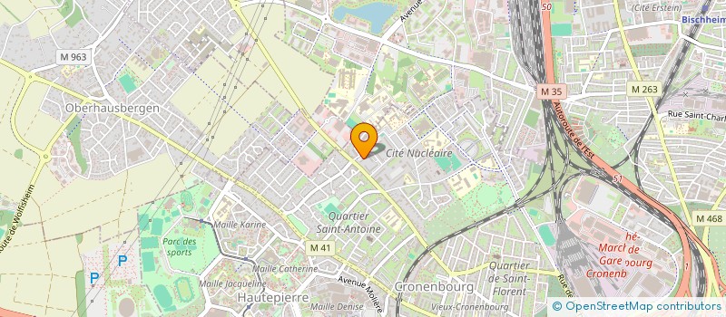 localisation de l'entreprise TGR  STRASBOURG