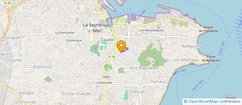 localisation de l'entreprise TGR DEMENAGEMENT à LA SEYNE SUR MER