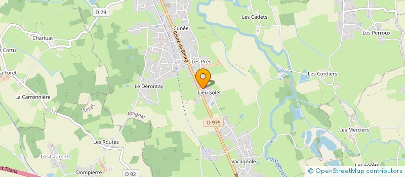 localisation de l'entreprise TGR INVESTISSEMENTS  ATTIGNAT