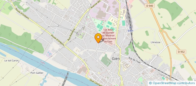 localisation de l'entreprise TGR LOGISTIQUE  GIEN