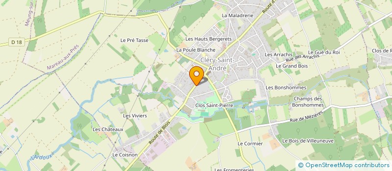 localisation de l'entreprise TGRM HOLDING à CLERY-SAINT-ANDRE