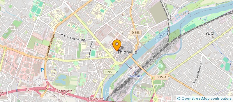 localisation de l'entreprise TGRODIS  THIONVILLE