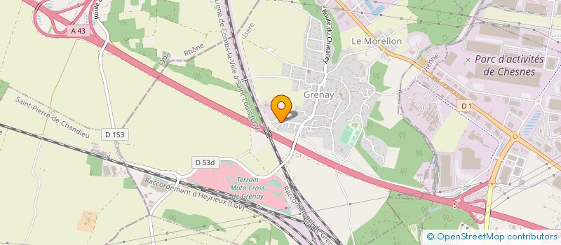 localisation de l'entreprise TGS  GRENAY