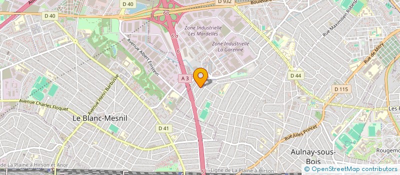 localisation de l'entreprise TGS à AULNAY-SOUS-BOIS