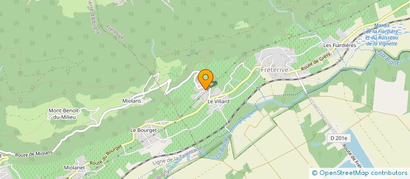 localisation de l'entreprise TGS ETANCH' à FRETERIVE