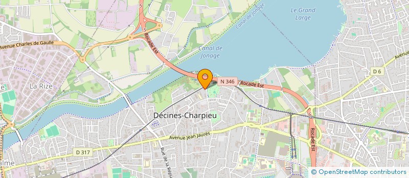 localisation de l'entreprise TGS EVENTS  DECINES-CHARPIEU