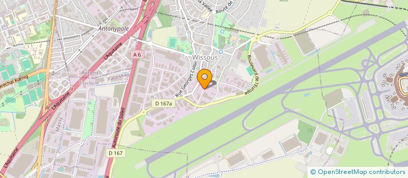 localisation de l'entreprise TGS EXPRESS à WISSOUS