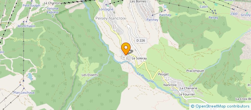 localisation de l'entreprise TGS HOLIDAYS à PEISEY-NANCROIX