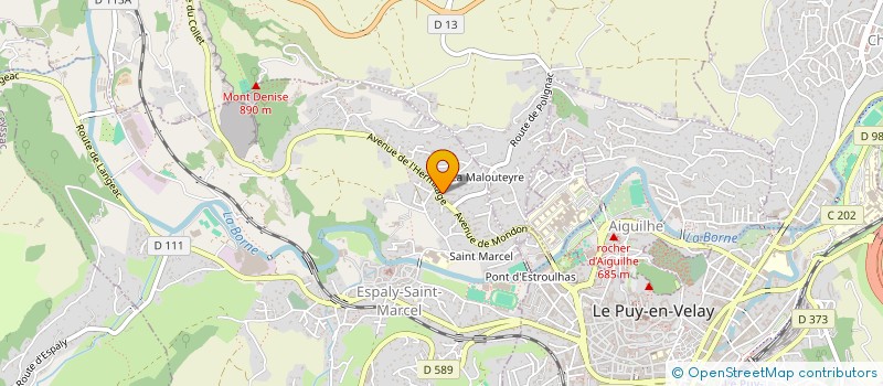 localisation de l'entreprise TGS TAXI  ESPALY-SAINT-MARCEL