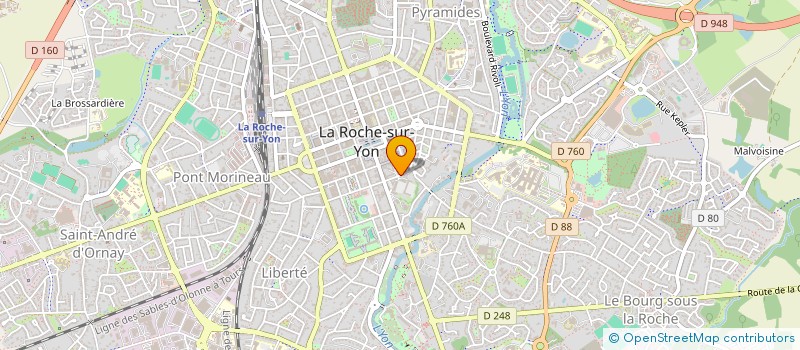 localisation de l'entreprise TGSF à LA ROCHE-SUR-YON