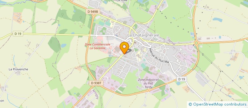 localisation de l'entreprise TGTECH SERVICES  LA CHATAIGNERAIE